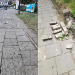 Zabawa z policją na rynku w Stargardzie