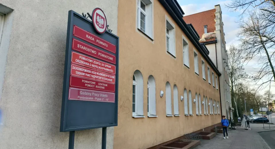 Starostwo Powiatowe w Stargardzie.