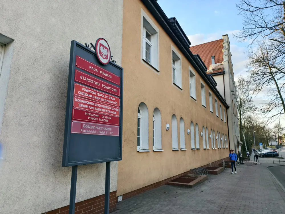 Starostwo Powiatowe w Stargardzie.