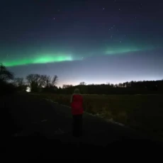 Zorza w Stargardzie.